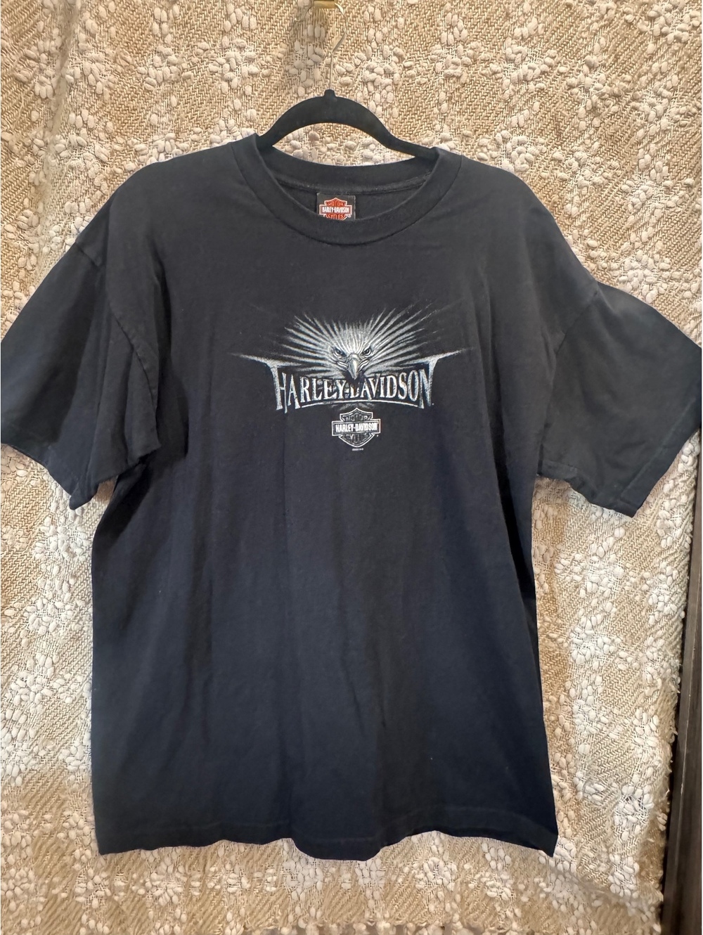 Harley-Davidson “Back Off” Kuwait Black Shirt  Size L